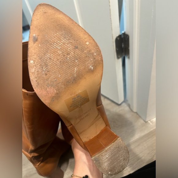 Brown Leather Knee-High Boots - Picture 4 of 4